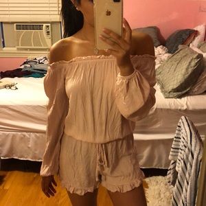 Pink gabriella brandy melville romper